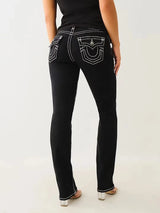 Svarta raka jeans dam
