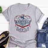 Tshirt för dam Nashville Rodeo westernstil