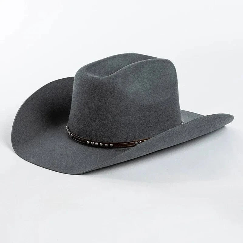 Ull Cowboyhatt klassisk Grå / One Size