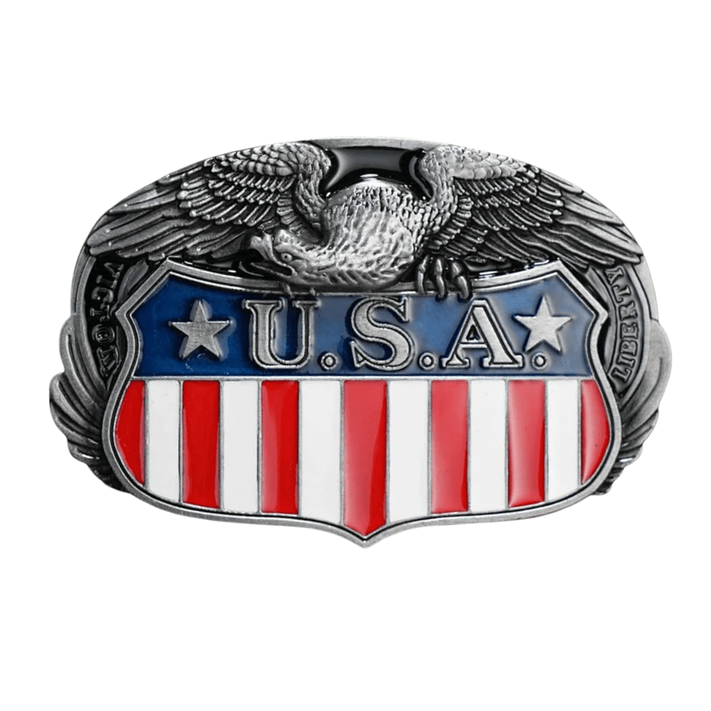 USA Bältesspännen Patriotiska Motiv