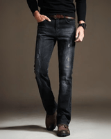 Utsvängda jeans för herr
