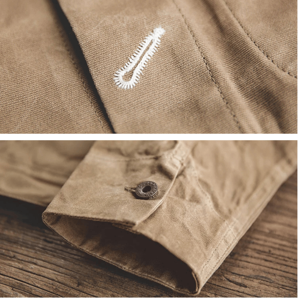 Vaxad canvas jacka