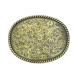 Växtmönster Bältesspänne Oval Design