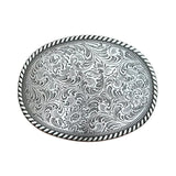 Växtmönster Bältesspänne Oval Design