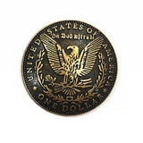 Vintage concho med dollarörn