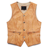Vintage läderväst