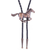 Western Bolo Tie med galopperande häst