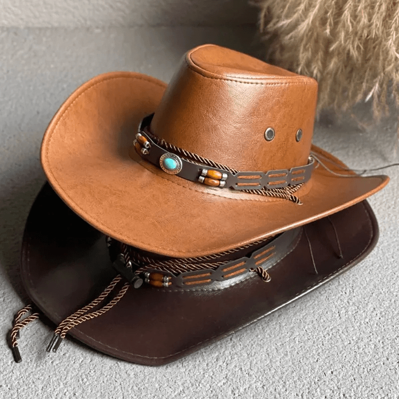Western Cowboyhatt i Konstläder