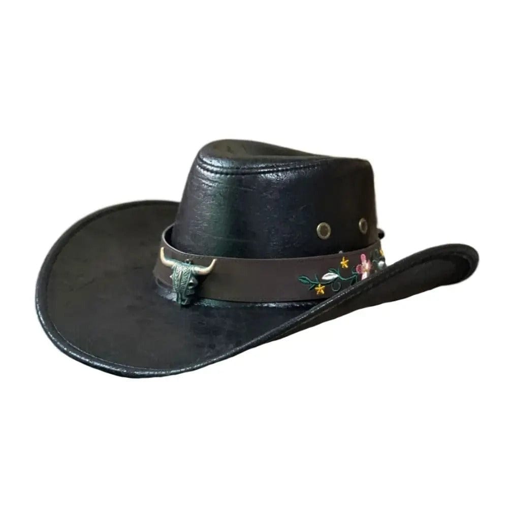 Western Cowboyhatt Oxhuvud