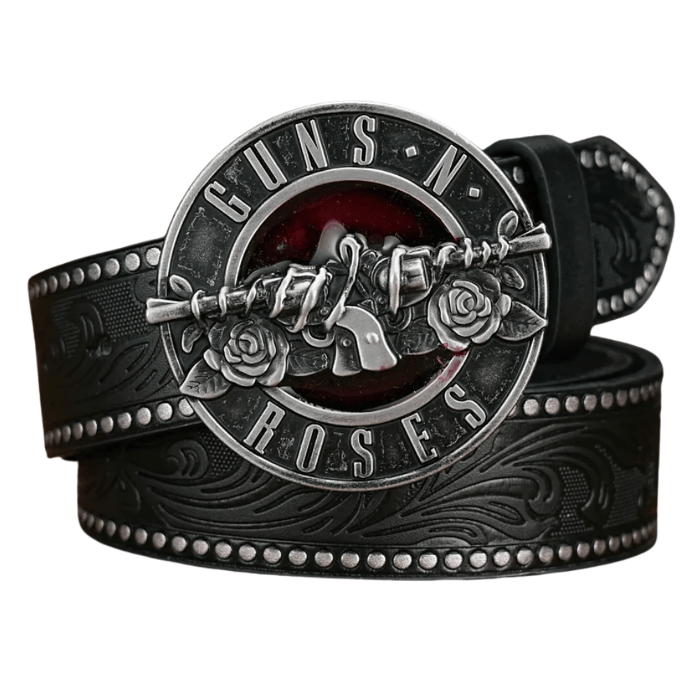 Westernbälte Guns N’ Roses Svart / 120cm