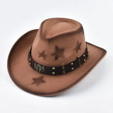 Westernhatt med Stjärnmotiv