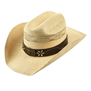 Westernhatt med ventilerad krona Beige / One Size