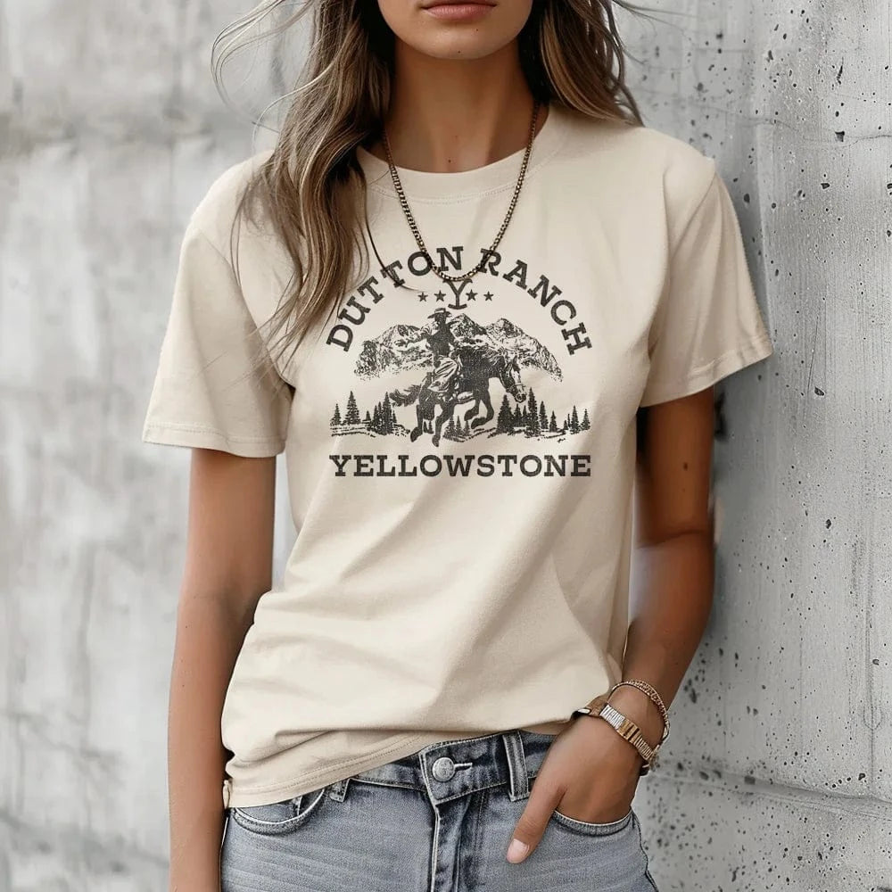 Yellowstone cowgirl T-shirt